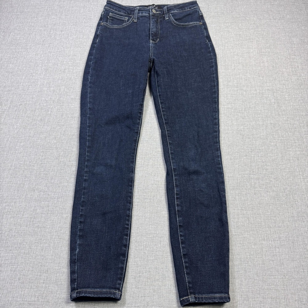 Judy Blue Jeans Womens 5/27 Blue Skinny Extra-Slim Stretch Denim 27x33 Mid Rise
